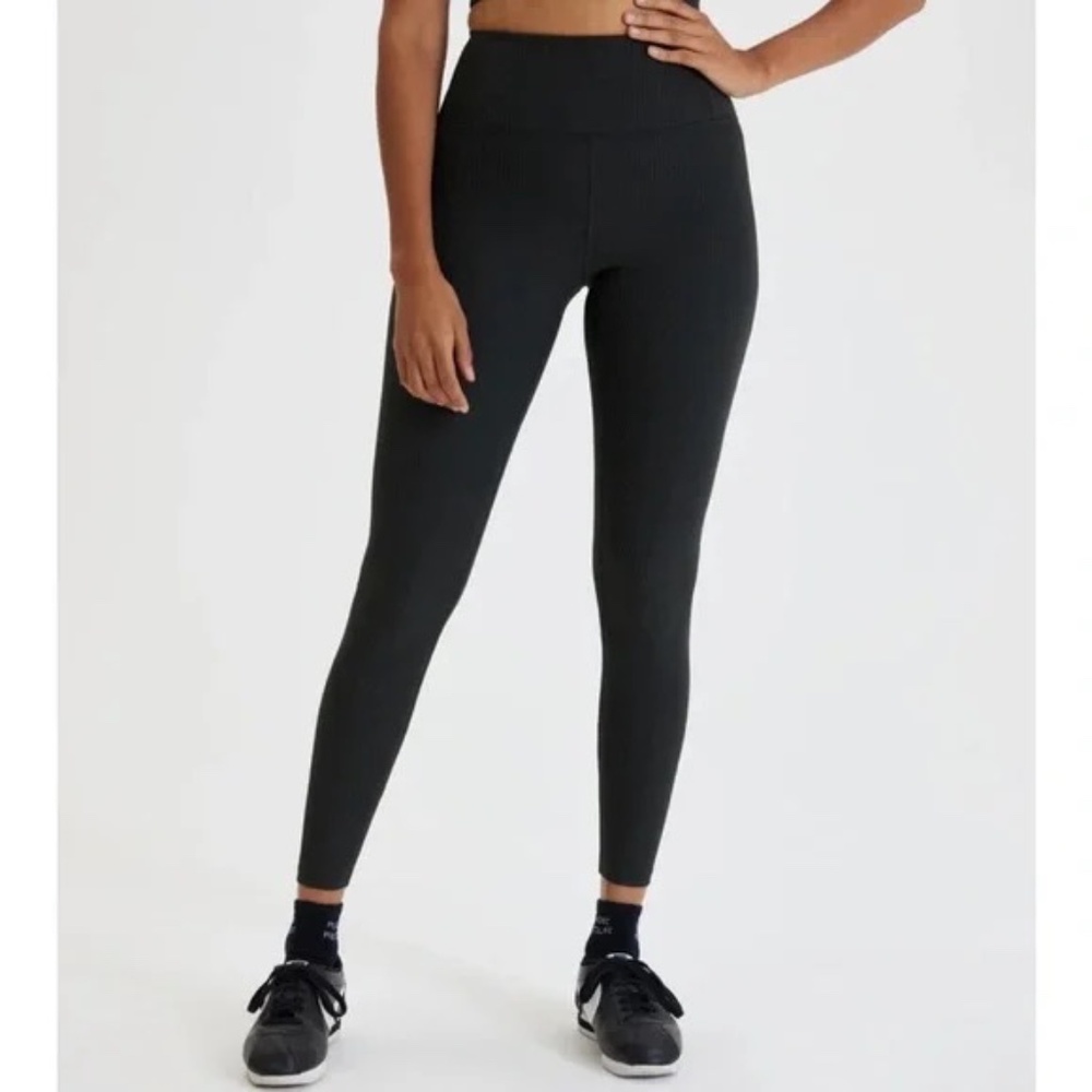 Girlfriend Collective Ribbed Leggings Black Size XL